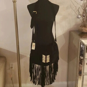 𝅺RAJ suede shoulder bag Brand new